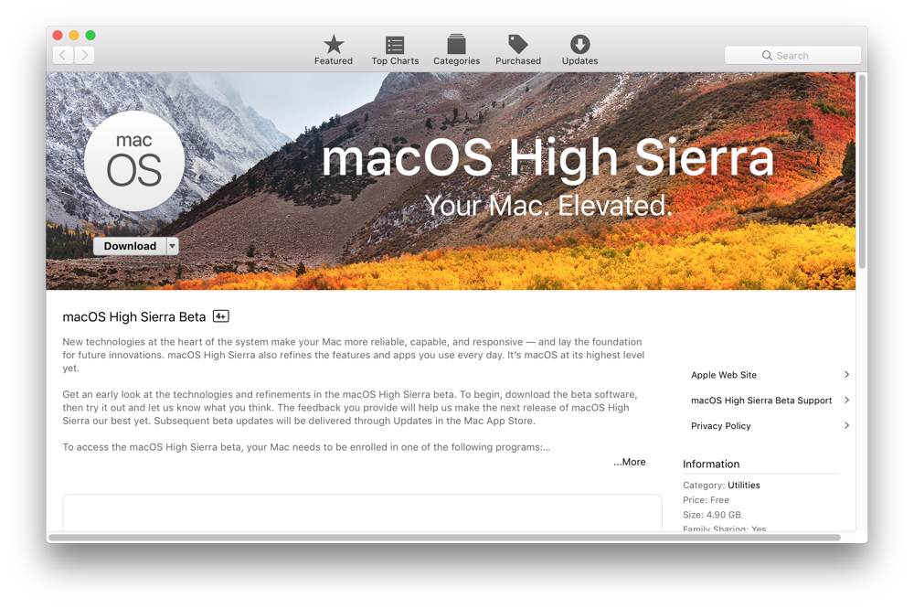 Mac os x 10.12 download free